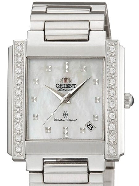 Orient Precious Women's Automatic Dress Watch with Sapphire Crystal and Sparkling Crystal Bezel #ERAN002W