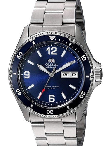 Orient Blue Dial Automatic Dive Watch with SS Bracelet #AA02002D