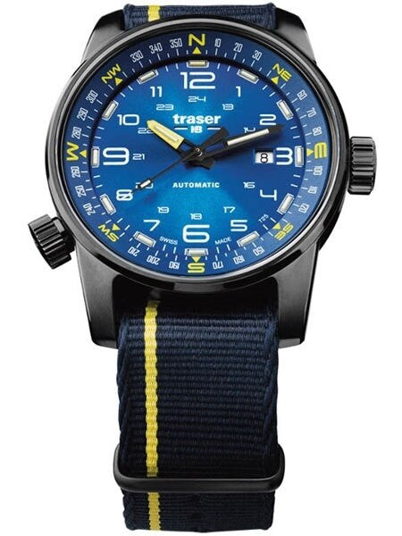 Traser P68 Pathfinder Swiss Automatic Watch with Compass, AR Sapphire Crystal #107719