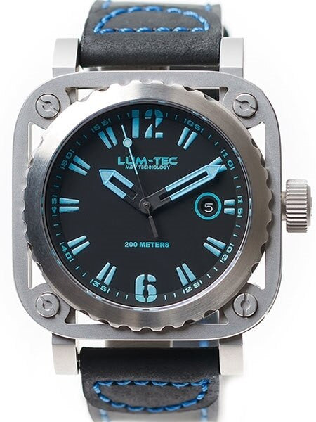 Lum-Tec G5 Watch with Sapphire Crystal and Skeletal Case Design #G5