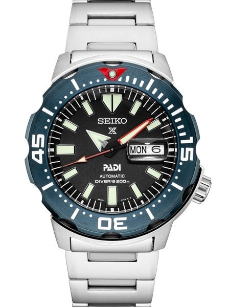 Seiko PADI Edition Monster Automatic with new Case and Bezel Design #SRPE27