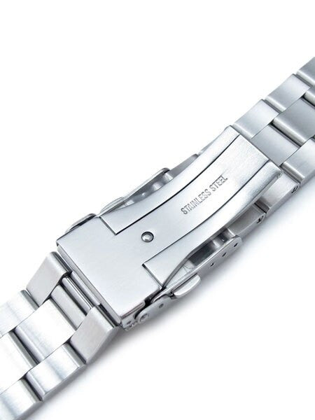 Strapcode 22mm Super-O "Boyer" watch band for SEIKO SNZF15 and SNZF17 Sea Urchin #SS222019B036