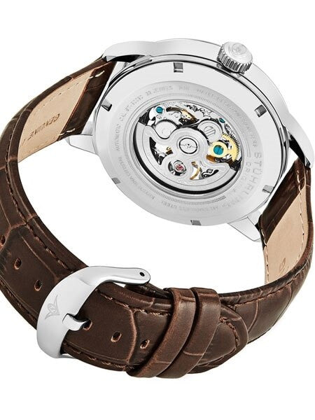 Stuhrling Executive II Semi-Skeleton Automatic Watch with 44mm Case #574.03
