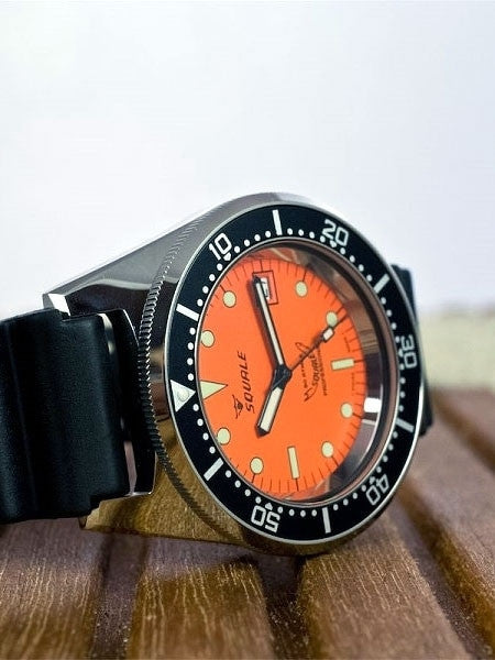 Squale 500 meter Professional Swiss Automatic Dive watch with Sapphire Crystal #1521-026-OB