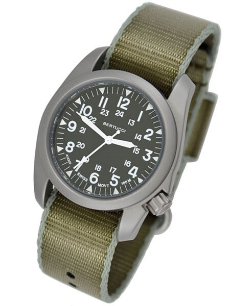 Bertucci A-2S Vintage with Swiss Movement, Grey Dial, 40mm Stainless Steel Case #11504