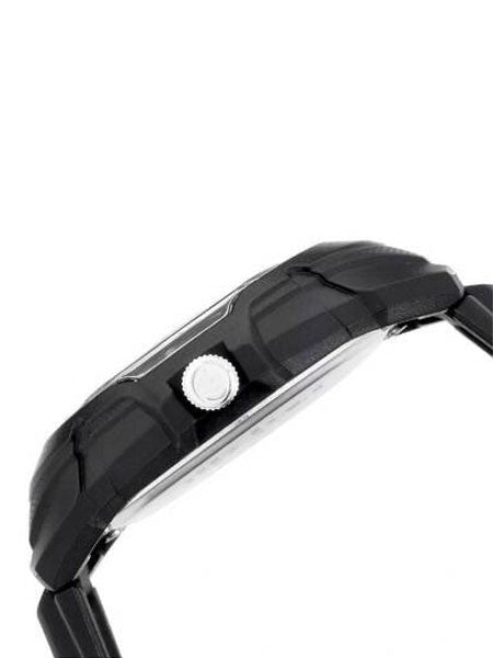 Casio Black Resin Quartz Analog Watch with a Radiant Blue Dial #MW-600F-2AV