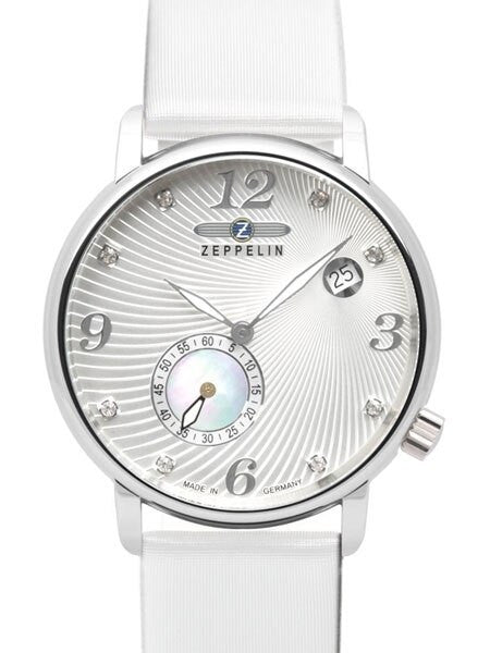 Graf Zeppelin Luna Swiss Quartz Watch with Swarovski Crystals and MOP Insert #7631-1
