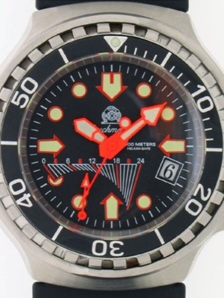 Tauchmeister 46mm Dive GMT Watch with Luminous Hands and Markers #T0077