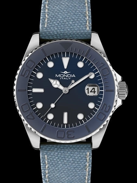 Mondia Madison Sport Quartz Watch with Blue Dial #MI764SS-01BL-CF