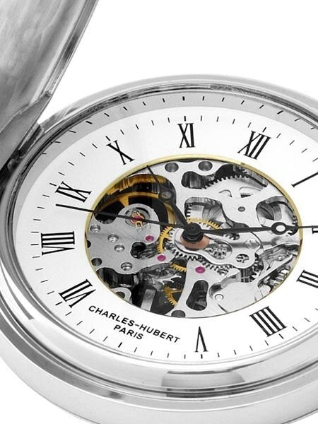 Charles-Hubert 17-Jewel Mechanical Hand Wind Pocket Watch #3703
