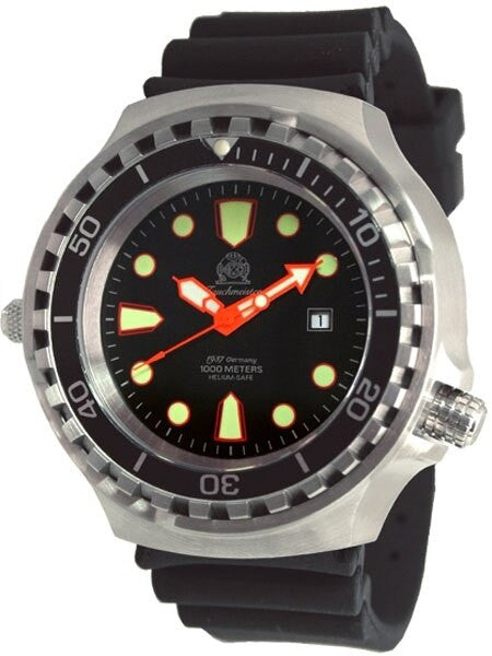 Tauchmeister Automatic, 1000m Dive Watch with Helium Release Valve and Sapphire Crystal #T0079