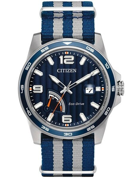 Citizen Eco-drive Sport Watch with Power Reserve Indicator #AW7038-04L