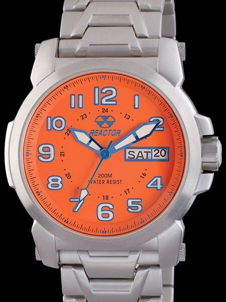Reactor Atom Watch with SuperLuminova Illumination, Stainless Steel Case and Bracelet #68008