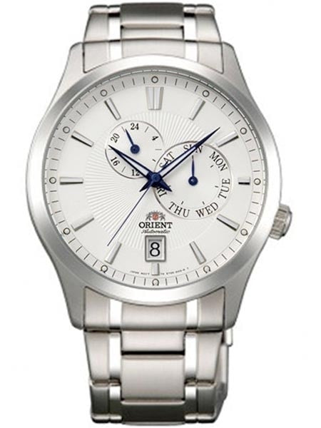 Orient Cosmos Automatic Watch with 24-hr Sub-dial and Day-Date #ET0K002W