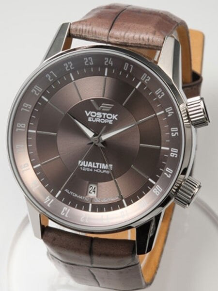 Vostok-Europe Men's Gaz-Limo Automatic, Dual Time Watch #5601058