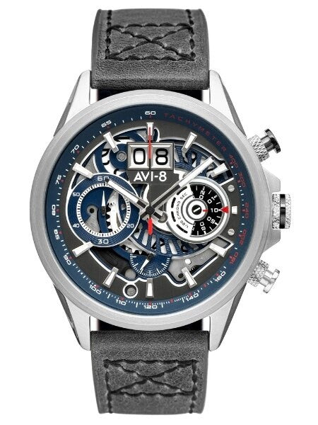 AVI-8 Hawker Harrier II Big Date Aviator Chronograph Watch #AV-4065-04