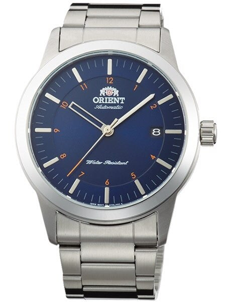 Orient 40.5mm Sentinel Automatic + Hand Wind Watch with Blue Dial #AC05002D