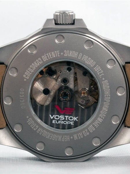 Vostok-Europe Radio Room, Dual Time Automatic Watch with Luminous Dial #2255222