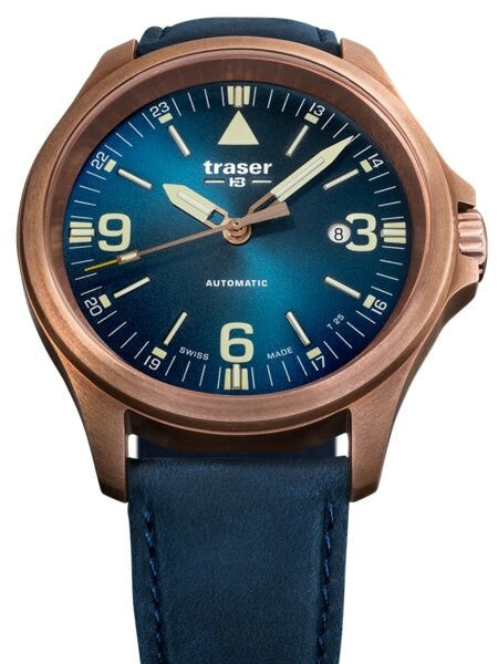 Traser P67 Officer Pro Swiss Automatic Watch with a Vintage Bronze Case, AR Sapphire Crystal #108074