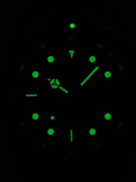 Squale 200 meter MINT Green Swiss Automatic Dive watch with Domed Sapphire Crystal #1545-G