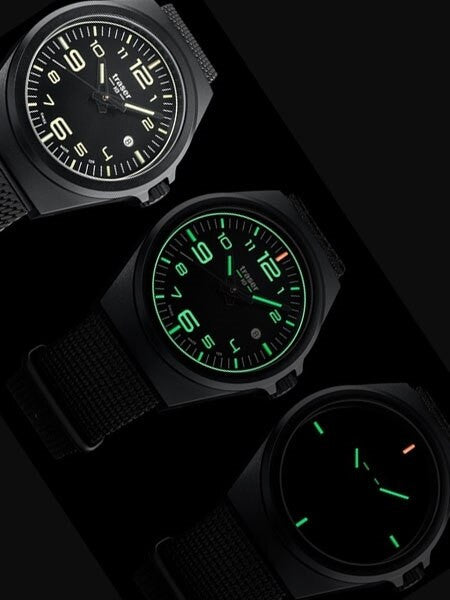 Traser P59 Essential M Black Dial Watch w/Trigalight + SuperLuminova #108206