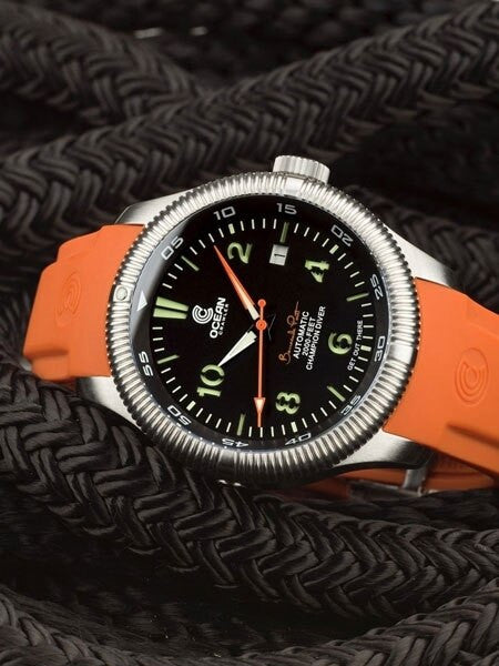 Ocean Crawler Champion Diver Swiss Automatic Watch with AR Sapphire Crystal #CD-245