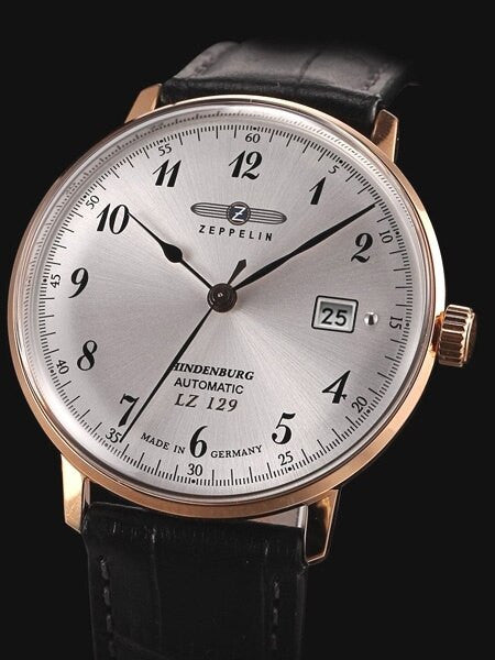 Graf Zeppelin LZ129 Hindenburg Series II Automatic Dress Watch with Rose Goldtone Case #7068-1