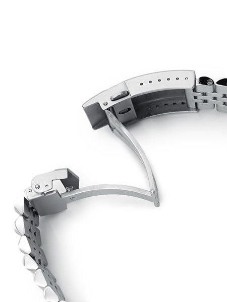 Strapcode 20mm Super-J "Louis" watch band for SEIKO SKX013 Curved End #SS201820B087