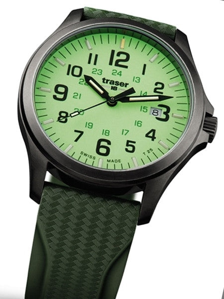 Traser Officer Pro Luminous Dial Watch with an Anti-Reflective Sapphire Crystal #107424