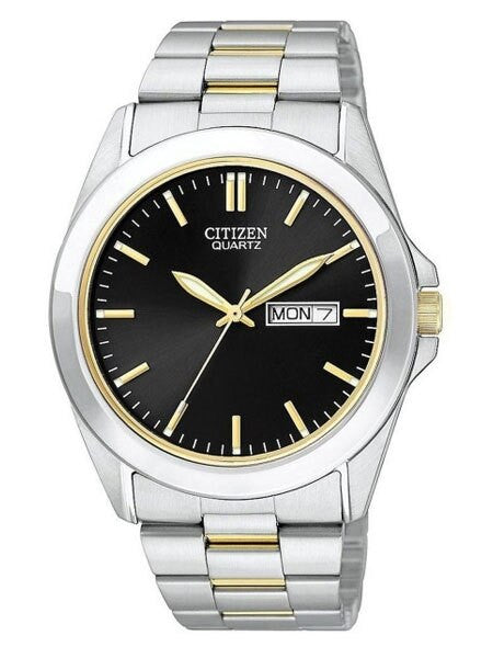 Citizen Two-Tone Quartz Watch with Stainless Steel Bracelet #BF0584-56E