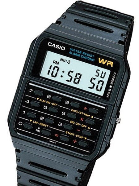 Casio Digital Dual Time Watch with Databank Calculator #CA-53W-1