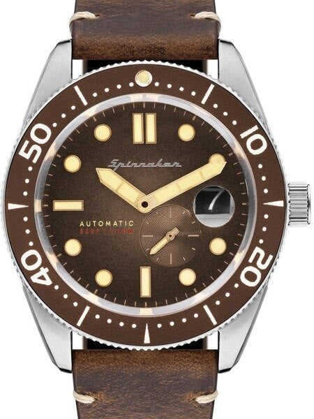 Spinnaker Croft Automatic Sports Watch with 43mm Case and Brown Dial #SP-5058-02