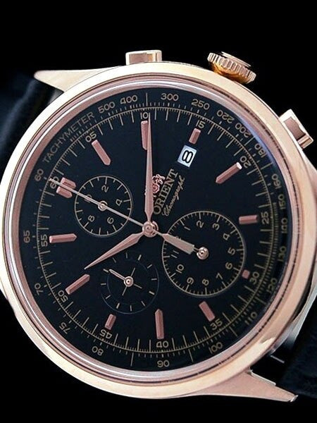 Orient Monterey Quartz Chronograph with 12-Hour Totalizer and Tachymeter #TT0V001B