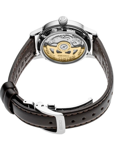 Ladies Seiko Presage Limited Edition "Star Bar" Automatic Dress Watch with Open Heart #SSA781