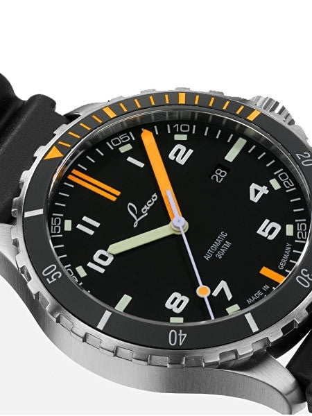 Laco Squad Mojave 300 Meter Dive Watch with a Double-Domed AR Sapphire Crystal #862109