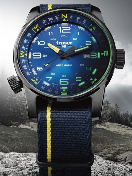 Traser P68 Pathfinder Swiss Automatic Watch with Compass, AR Sapphire Crystal #107719