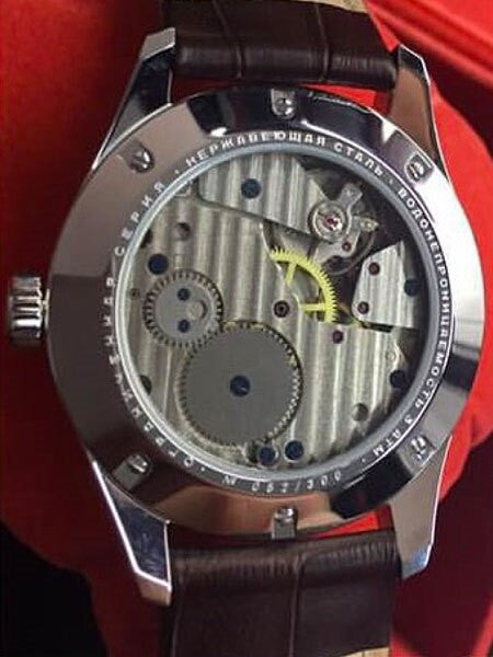 Sturmanskie Moonphase, Russian Manual Winding Mechanical Watch with 42mm Stainless Steel Case #1845988