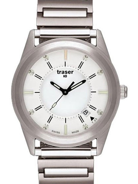 Traser Classic Translucent Dial, Stainless Steel Bracelet Quartz Watch T4302.24C.E3A.08