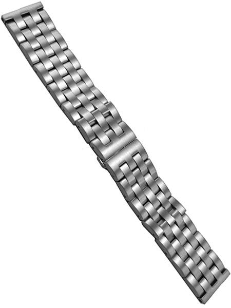Laco Stainless Steel Bracelet with Push-Button Butterfly Clasp #401881 - 22 mm