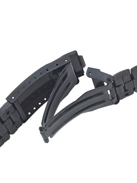 Vollmer Black PVD Bracelet with Deployant Clasp #03380H0 (20mm)