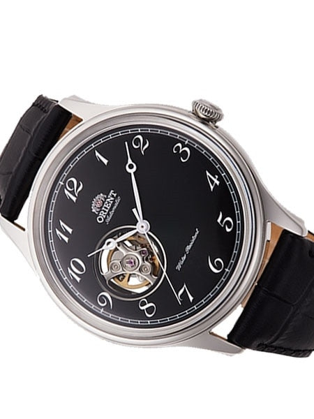 Orient Envoy Version 2 Open-Heart Automatic Watch with Leather Strap #RA-AG0016B10A