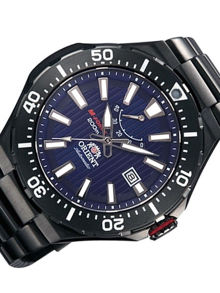 Orient M-Force Delta Automatic Scuba Black IP Dive Watch with Power Reserve Meter #EL07001D