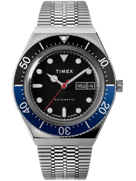 Timex M79 Automatic Watch with 40mm Stainless Steel Case and Matching Bracelet Watch #TW2U29500ZV