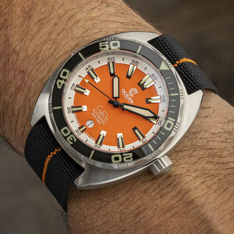 Ocean Crawler Core Diver Swiss Automatic Watch with AR Sapphire Crystal #CD-V3-1322