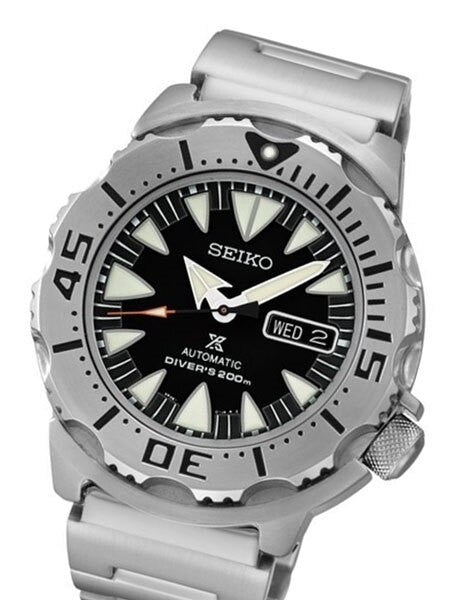 Seiko 2nd Generation Black Monster with new 24-Jewel Automatic Movement #SRP307K1