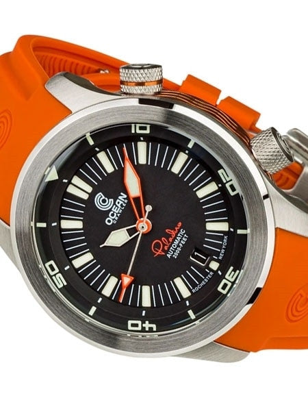 Ocean Crawler 600-Meter Paladino WaveMaker Swiss Automatic Dive Watch with Inner Rotating Bezel #1331