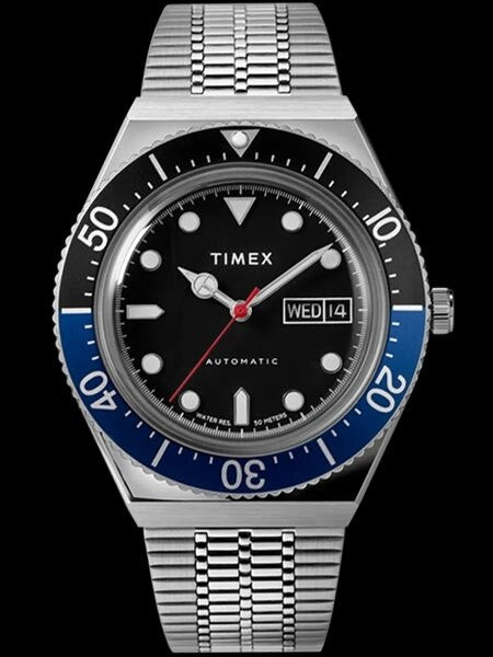 Timex M79 Automatic Watch with 40mm Stainless Steel Case and Matching Bracelet Watch #TW2U29500ZV