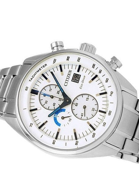 Citizen Eco-drive Chronograph Watch with Stainless Steel Bracelet # CA0590-58A