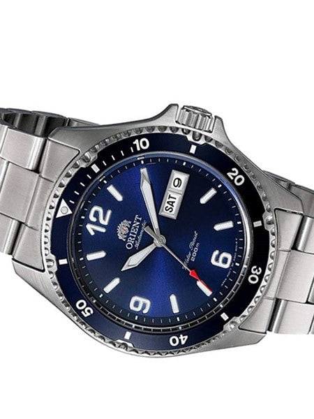 Orient Blue Dial Automatic Dive Watch with SS Bracelet #AA02002D