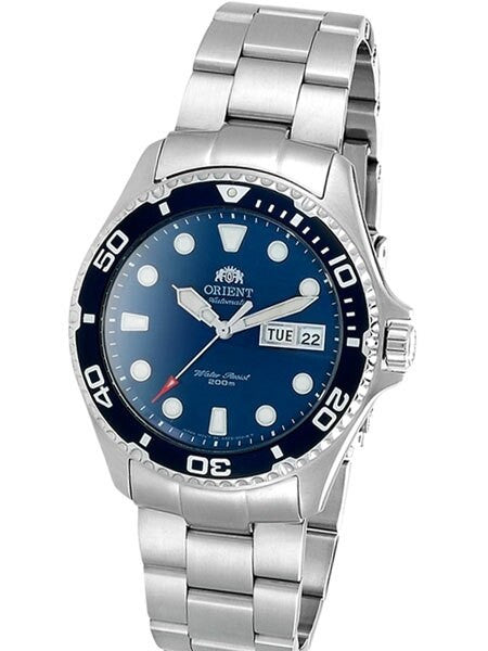 Orient Long Island Ray II Automatic Watch with Strapcode Super-O "Boyer" Bracelet and AR Double-Domed Sapphire Crystal #AA02005D-LI